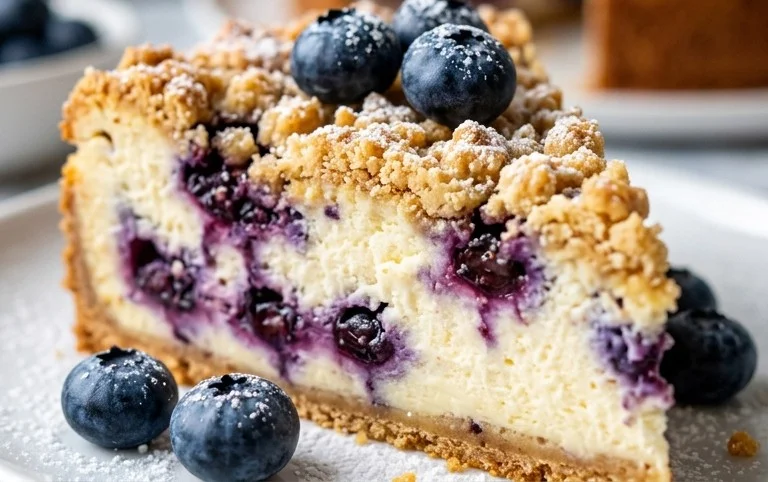 Heidelbeer-Streusel-Käsekuchen