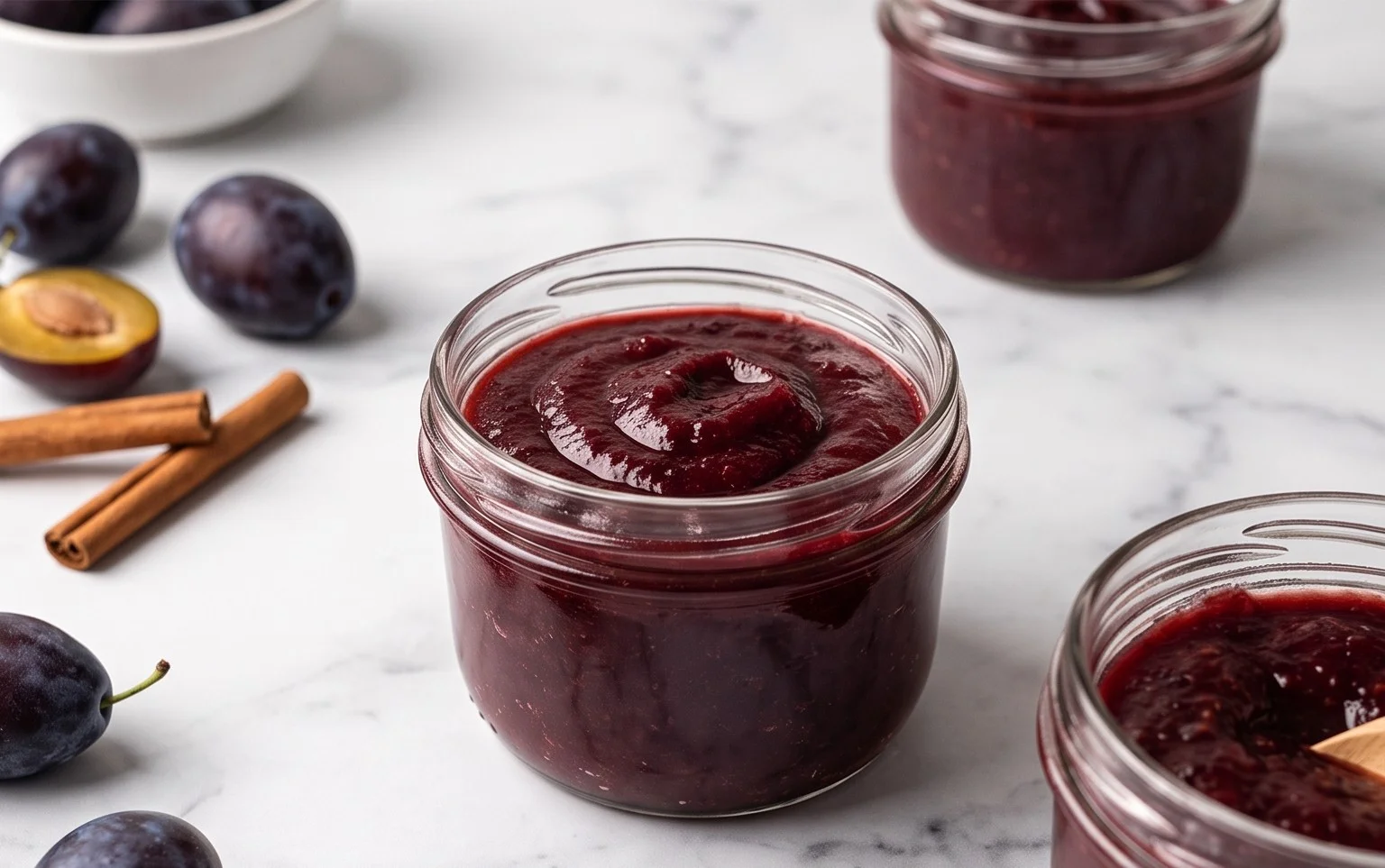 Schnelles Pflaumenmus: Fruchtige Marmelade in Minuten