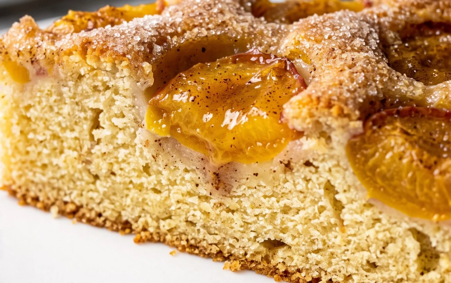 Mirabellenkuchen aus gelben Pflaumen mit Zimt